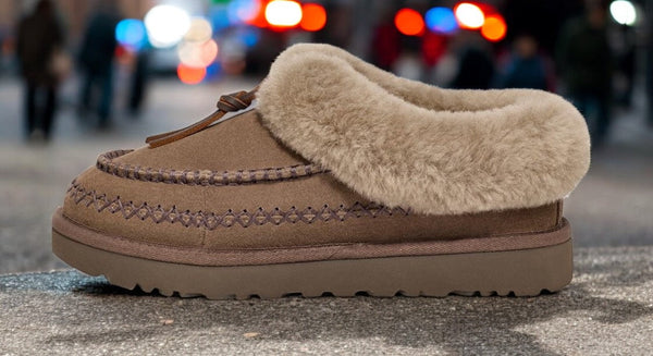 [1158258-HCK] WOMENS UGG TASMAN ALPINE SLIPPER 'HICKORY'