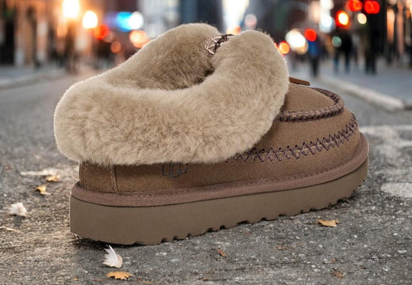 [1158258-HCK] WOMENS UGG TASMAN ALPINE SLIPPER 'HICKORY'