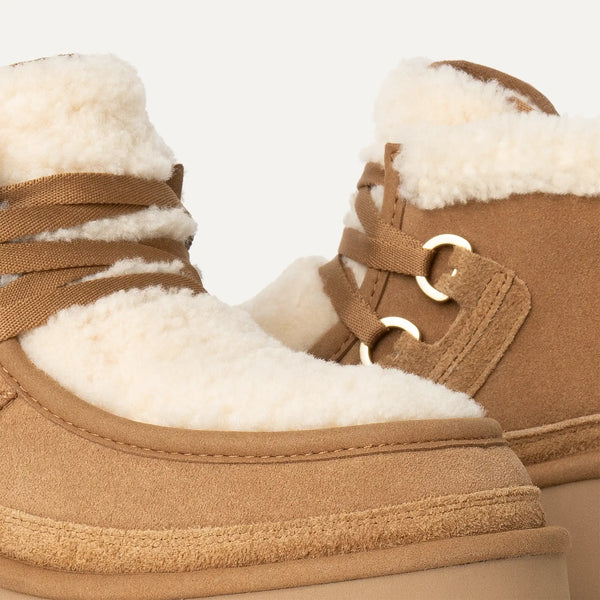 [1167772-CHE] WOMENS UGG CLASSIC NEW HEIGHTS LACE UP
