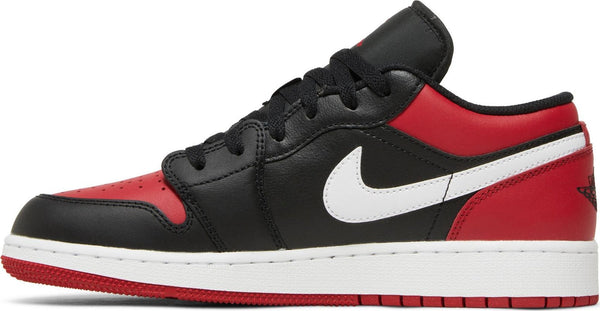 [553560-066] Grade School Air Jordan RETRO 1 LOW 'ALTERNATE BRED TOE (GS)'