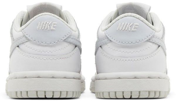 [DH9761-102] TODDLERS NIKE DUNK LOW 'WHITE PURE PLATINUM'