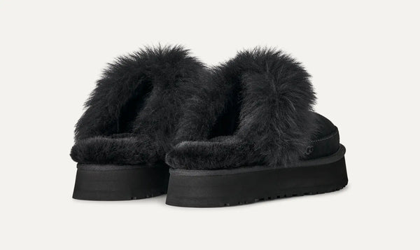 [1173930-BLK] WOMENS UGG DISQUETTE CHALET SLIPPER 'BLACK'