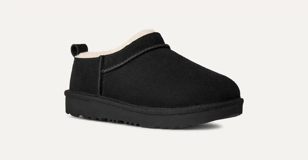 [1174410K-BLK] KIDS UGG CLASSIC MICRO SLIPPER 'BLACK'