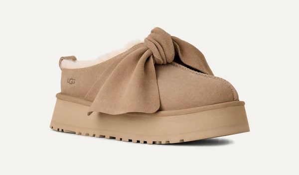 [1176290-SAN] WOMENS UGG PLATFORM SLIP-ON BOW