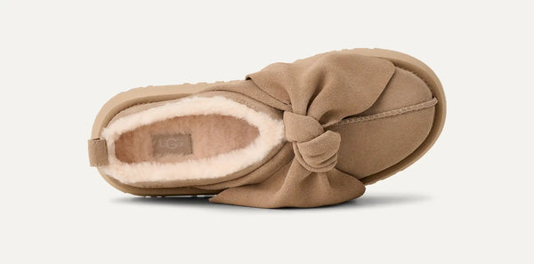 [1176290-SAN] WOMENS UGG PLATFORM SLIP-ON BOW
