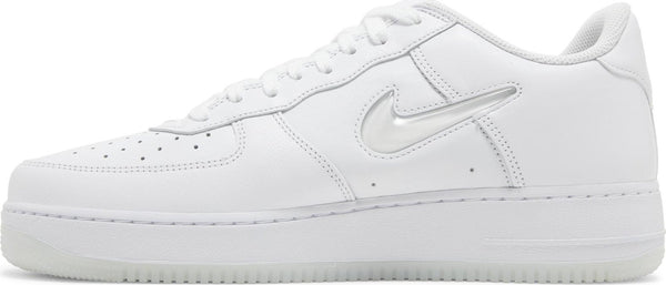 [FN5924-100] Mens Nike AIR FORCE 1 LOW '07 RETRO 'JEWEL SWOOSH TRIPLE WHITE'