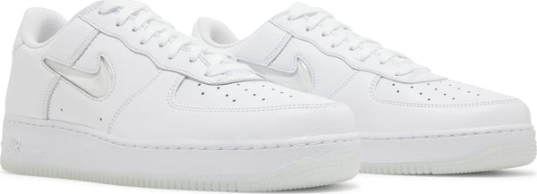 [FN5924-100] Mens Nike AIR FORCE 1 LOW '07 RETRO 'JEWEL SWOOSH TRIPLE WHITE'