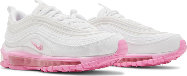 [FJ4549-100] Womens Nike AIR MAX 97 SE 'CHENILLE SWOOSH PINK FOAM'