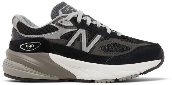 [GC990BK6] GRADE SCHOOL NEW BALANCE FUELCELL 990V6 'BLACK SILVER'