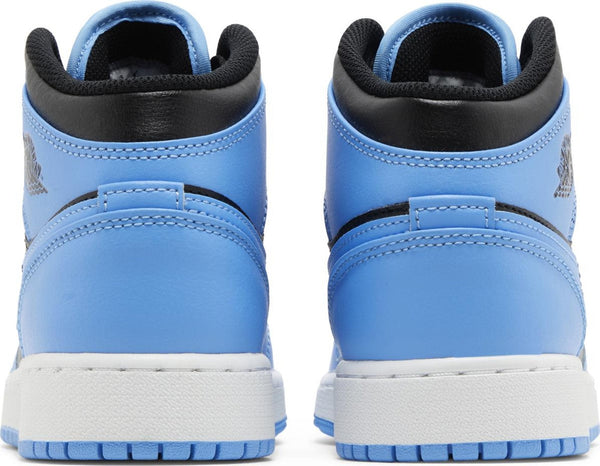 [DQ8423-401] Grade School Air Jordan RETRO 1 MID 'UNIVERSITY BLUE BLACK (GS)'