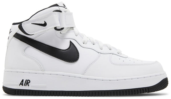 [DV0806-101] MENS NIKE AIR FORCE 1 MID 'WHITE BLACK (2023)'