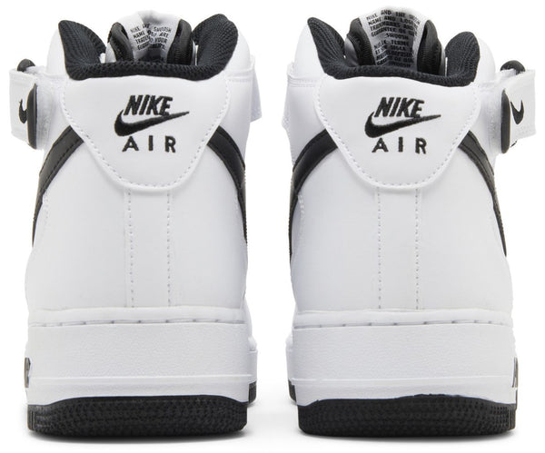 [DV0806-101] MENS NIKE AIR FORCE 1 MID 'WHITE BLACK (2023)'
