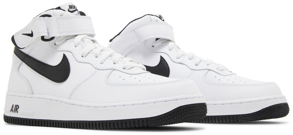 [DV0806-101] MENS NIKE AIR FORCE 1 MID 'WHITE BLACK (2023)'
