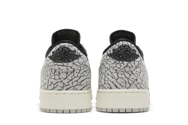 [CZ0858-001] Grade School Air Jordan RETRO 1 LOW OG 'BLACK CEMENT (GS)'