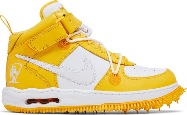 [DR0500-101] Mens Nike AIR FORCE 1 MID SP 'OFF-WHITE VARSITY MAIZE'