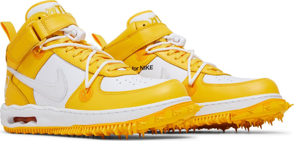 [DR0500-101] Mens Nike AIR FORCE 1 MID SP 'OFF-WHITE VARSITY MAIZE'