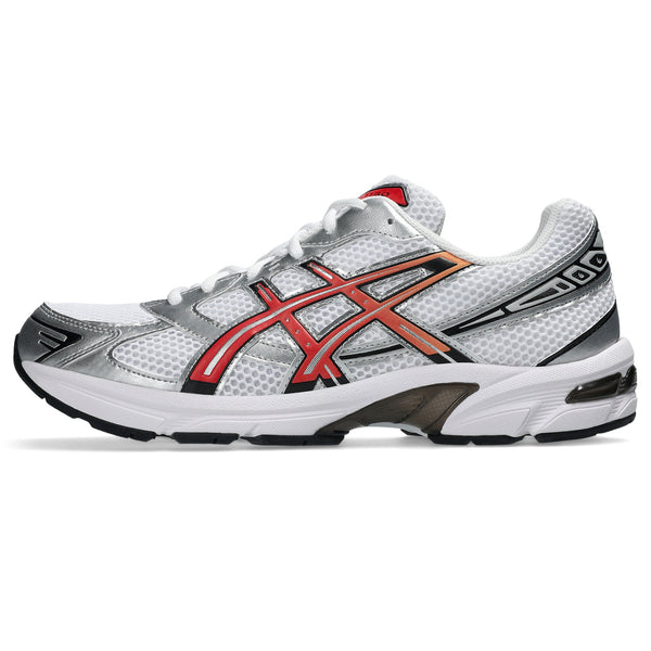 [1203A609-111] MENS ASICS GEL-1130 'WHITE RED SNAPPER'