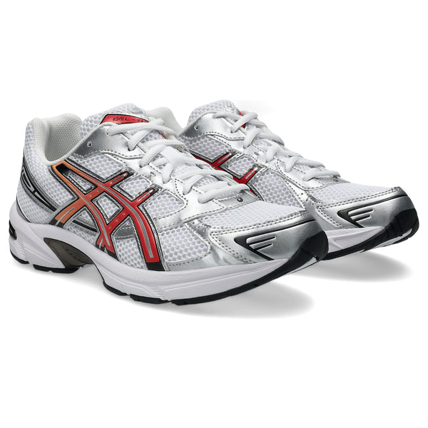 [1203A609-111] MENS ASICS GEL-1130 'WHITE RED SNAPPER'