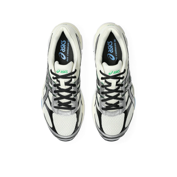 [1203A888-750] MENS ASICS GEL-CUMULUS 16 'IVORY PURE SILVER GREEN'