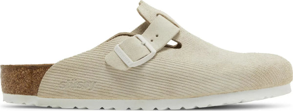 [1019742] Mens Birkenstock Stussy Boston Suede 'Stussy Bone'