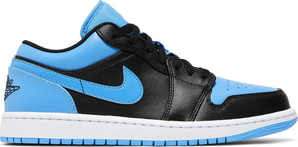 [553558-041] Mens Air Jordan RETRO 1 LOW 'BLACK UNIVERSITY BLUE'