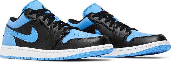 [553558-041] Mens Air Jordan RETRO 1 LOW 'BLACK UNIVERSITY BLUE'