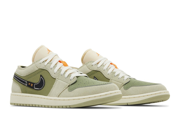 [FD6819-300] Mens Air Jordan Retro 1 Low SE Craft 'Light Olive'