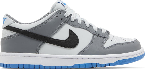 [FB9109-001] Grade School Nike DUNK LOW 'COOL GREY LIGHT PHOTO BLUE (GS)'
