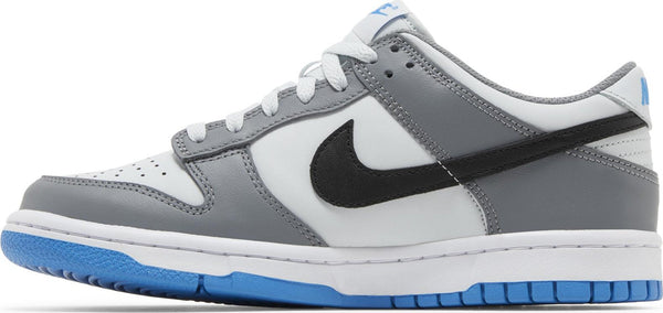 [FB9109-001] Grade School Nike DUNK LOW 'COOL GREY LIGHT PHOTO BLUE (GS)'