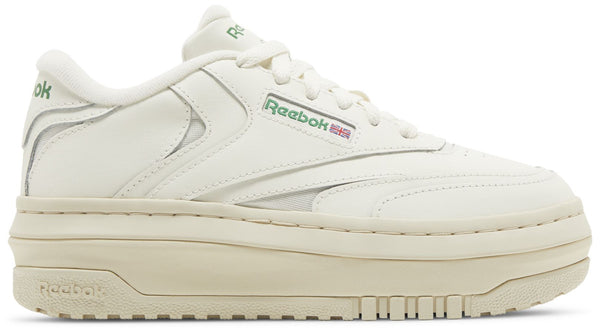 [100010060] WOMENS REEBOK CLUB C EXTRA 'CHALK GLEN GREEN'