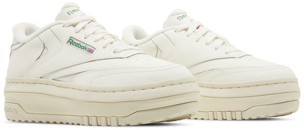 [100010060] WOMENS REEBOK CLUB C EXTRA 'CHALK GLEN GREEN'