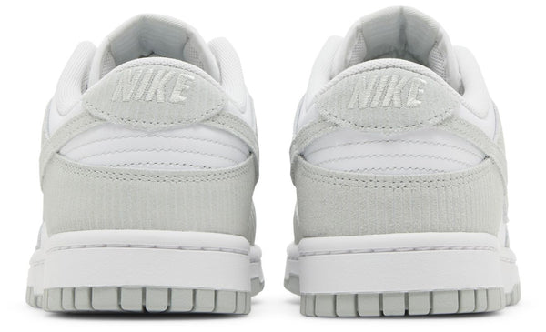 [FN7658-100] WOMENS NIKE DUNK LOW 'LIGHT SILVER CORDUROY'