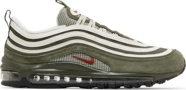 [FB9619-001] Mens Nike AIR MAX 97 SE 'CARGO KHAKI RUGGED ORANGE'