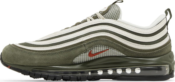 [FB9619-001] Mens Nike AIR MAX 97 SE 'CARGO KHAKI RUGGED ORANGE'