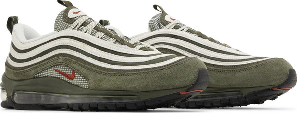 [FB9619-001] Mens Nike AIR MAX 97 SE 'CARGO KHAKI RUGGED ORANGE'