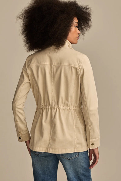 [126737-290] WOMENS LUCKY BRAND UTILITY JACKET - WOOD ASH