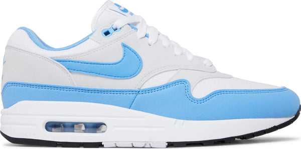 [FD9082-103] Mens Nike AIR MAX 1 'WHITE UNIVERSITY BLUE'