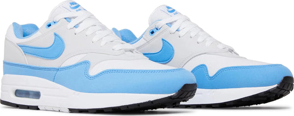 [FD9082-103] Mens Nike AIR MAX 1 'WHITE UNIVERSITY BLUE'