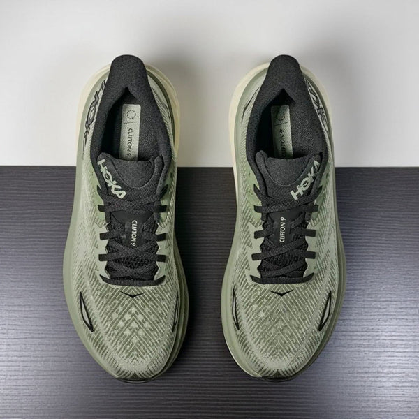 [1127895-SSFR] MENS HOKA CLIFTON 9 'SEA MOSS FOREST LICHEN' (MEDIUM D WIDTH)