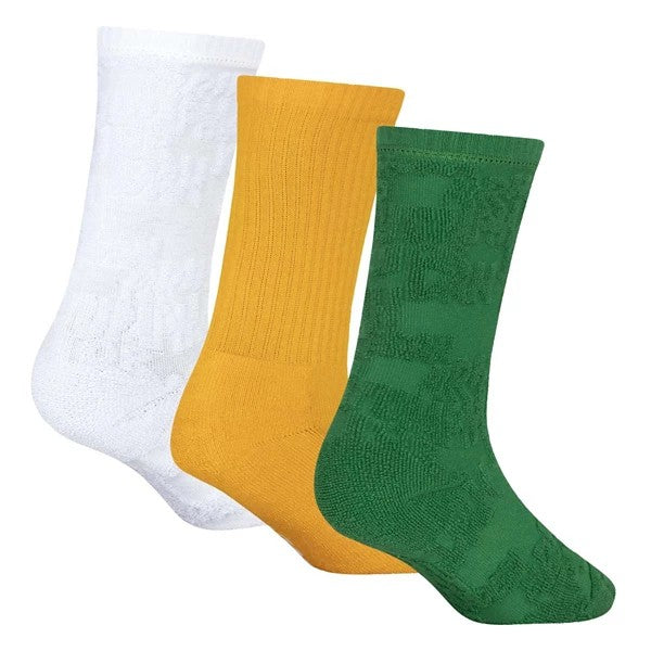 [BJ0678-G7H] YOUTH AIR JORDAN FUEL UP COOL DOWN 3 PACK CREW CUSHIONED SOCKS