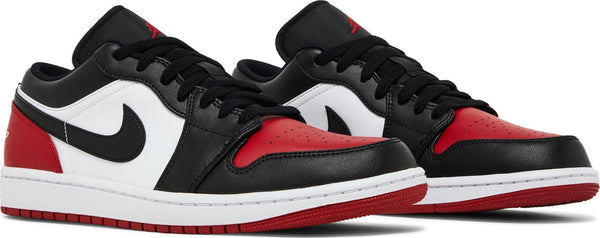 [553558-161] Mens Air Jordan Retro 1 Low 'Bred Toe 2.0'