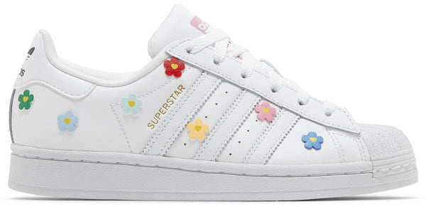 [ID7279] YOUTH ADIDAS SUPERSTAR 'HELLO KITTY FLOWERS'