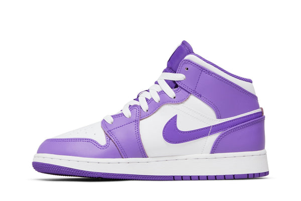[DQ8423-511] Grade School Air Jordan Retro 1 Mid 'Purple Venom (GS)'