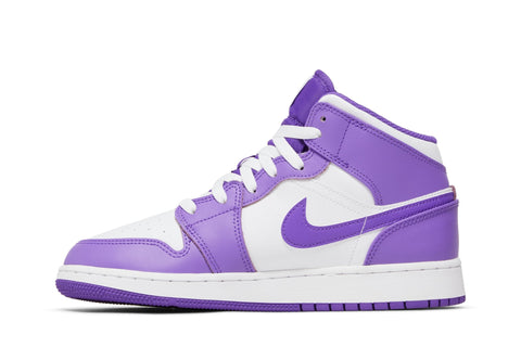 [DQ8423-511] Grade School Air Jordan Retro 1 Mid 'Purple Venom (GS)'