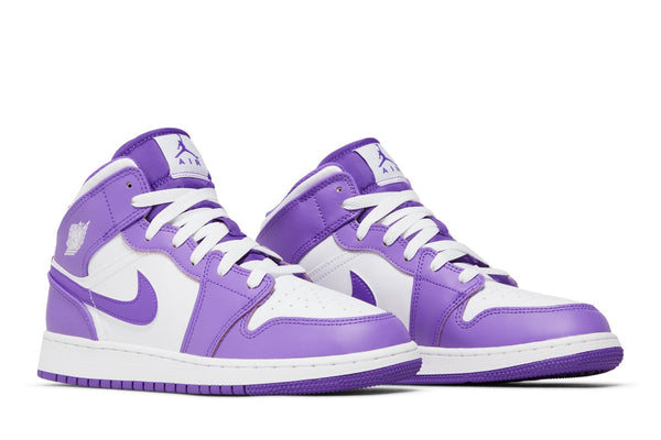 [DQ8423-511] Grade School Air Jordan Retro 1 Mid 'Purple Venom (GS)'
