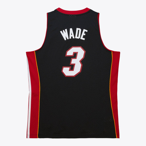 MENS MITCHELL & NESS BLACK JERSEY HEAT 2012 DWYANE WADE