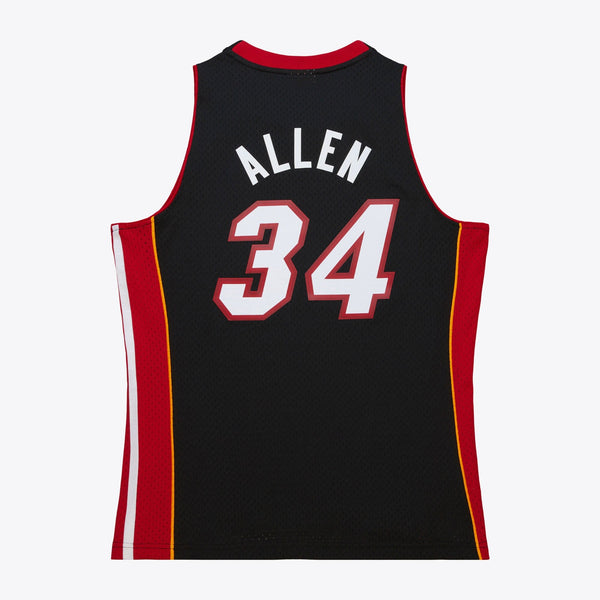 MENS MITCHELL & NESS BLACK JERSEY HEAT 2012 RAY ALLEN