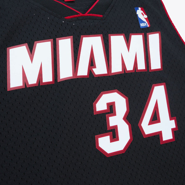 MENS MITCHELL & NESS BLACK JERSEY HEAT 2012 RAY ALLEN