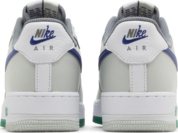 [FD2592-001] Mens Nike Air Force 1 Low '07 LV8 'Split Light Silver Deep Royal Blue'