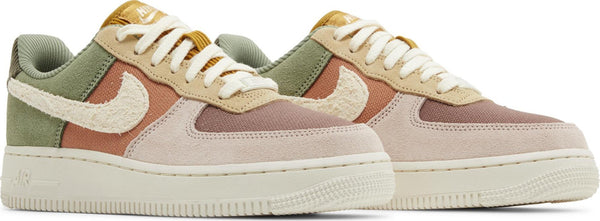 [FZ3782-386] Womens Nike AIR FORCE 1 LOW '07 LX 'OIL GREEN TERRA BLUSH'